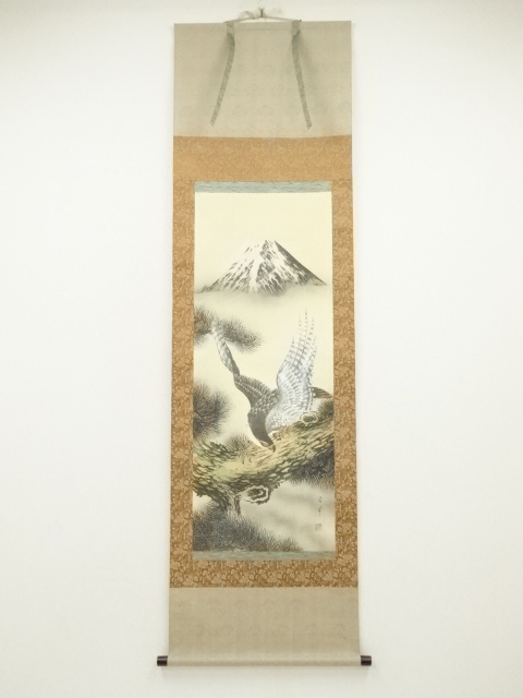 栖峰 【富士鷹】掛け軸 栖峰 【富士鷹】掛け軸